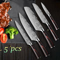 5Pcs Kitchen Chef Knife Set