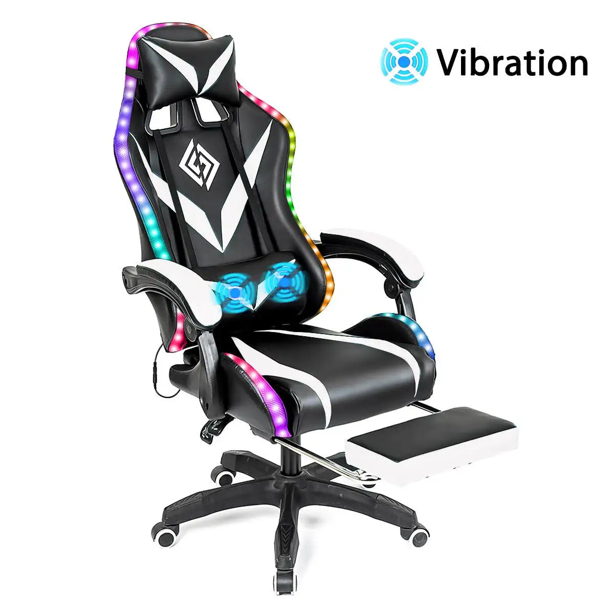 135 Degrees Gaming Chair RGB Light Office Chair
