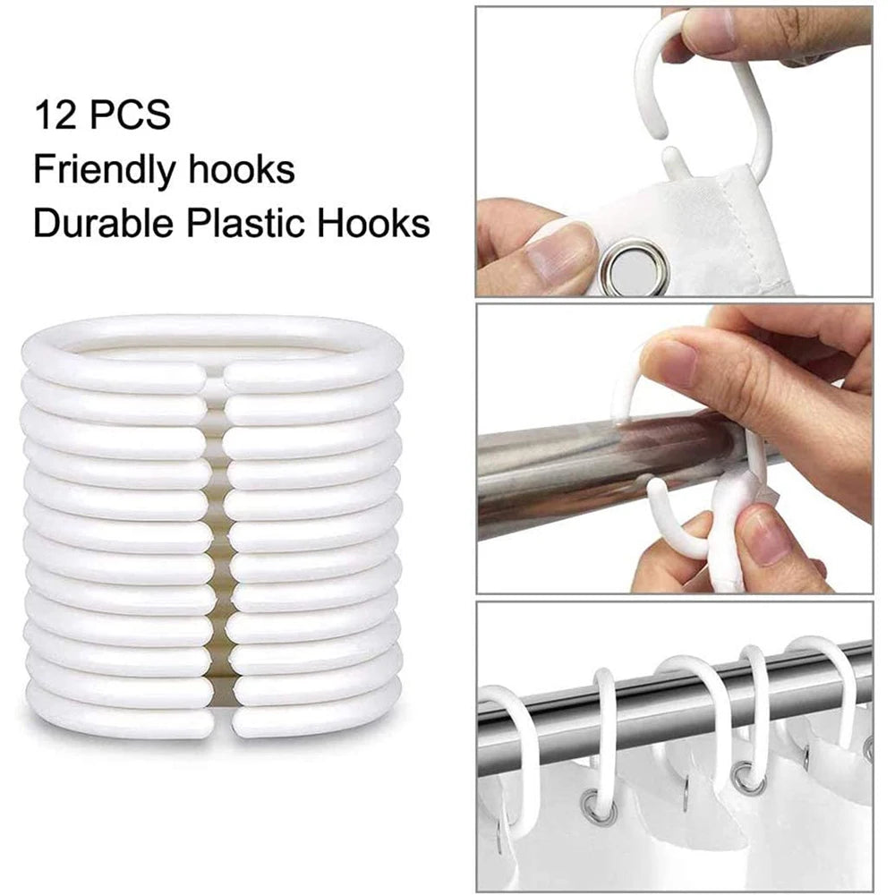 GAE1pc Merry Christmas Snowman Print Shower