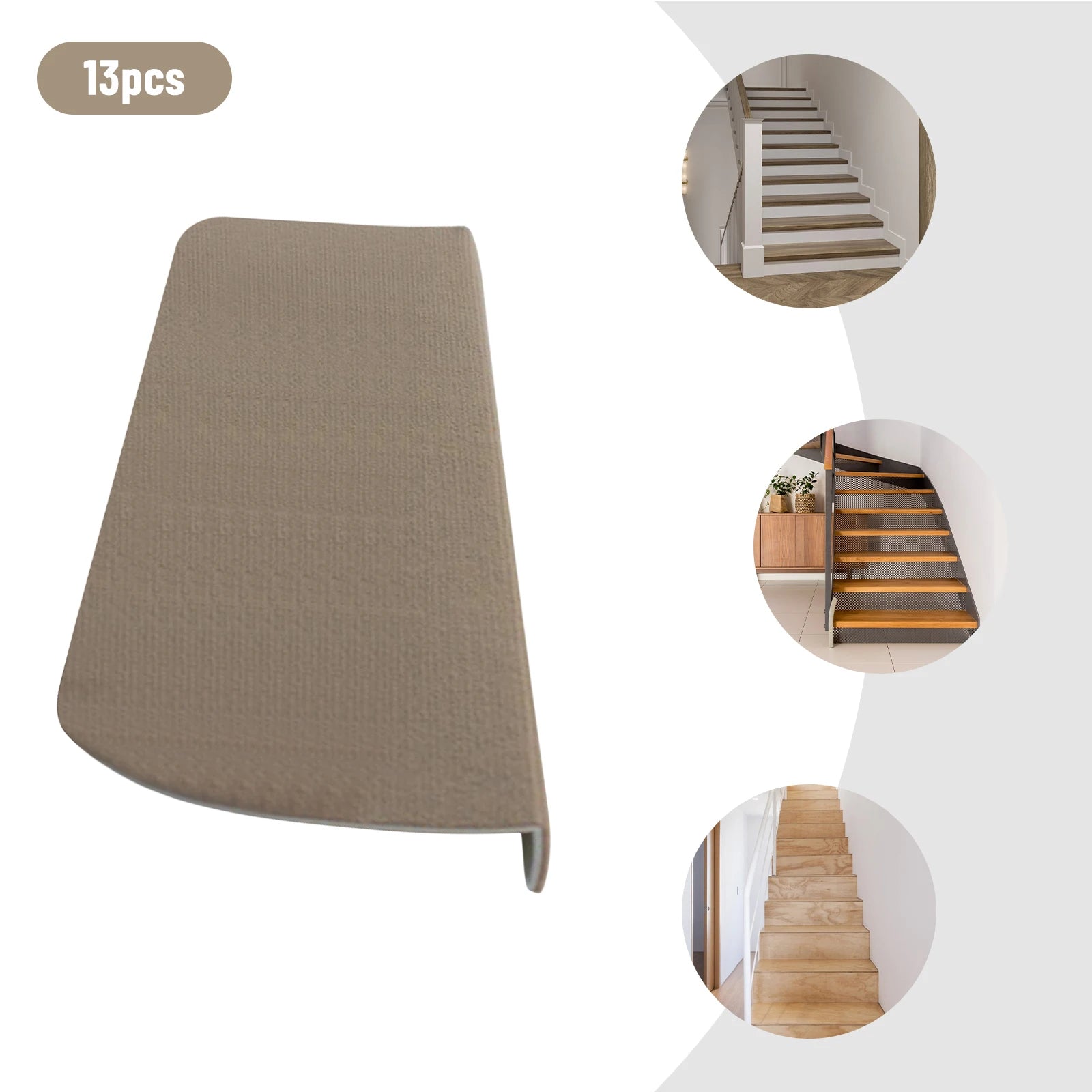 Carpet Stair Treads 13PCS Non-Slip Stair Treads