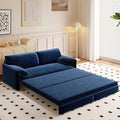 66" Queen Size Sofa Bed, 3 in 1 Convertible Pull Out Sleeper Sofa