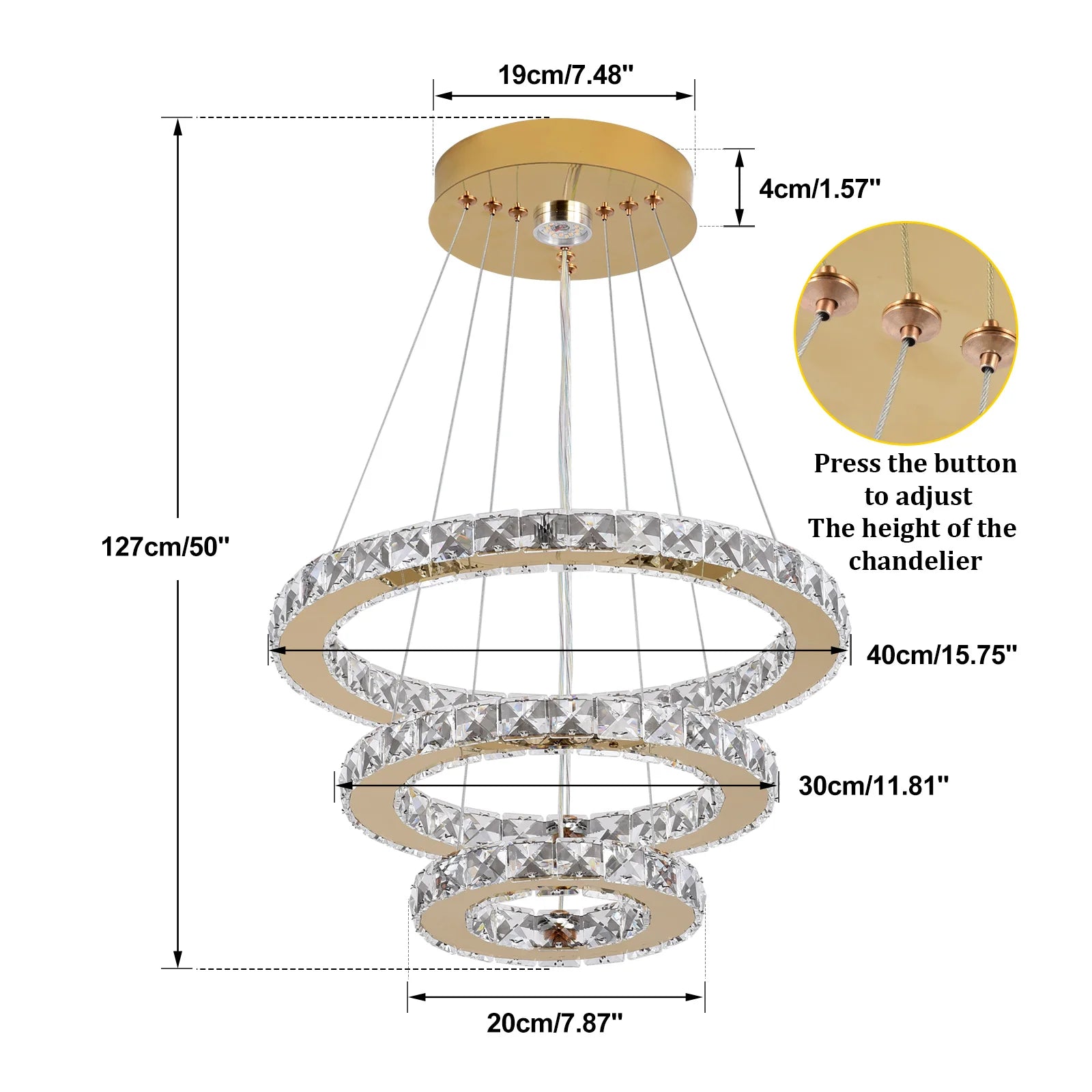 French luxury crystal chandeliers
