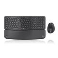 Wireless Keyboard and Mouse Combo, 108 Keys 2.4Ghz Wireless Low-Profile Membrane Keyboard
