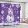 GAE1pc Merry Christmas Snowman Print Shower