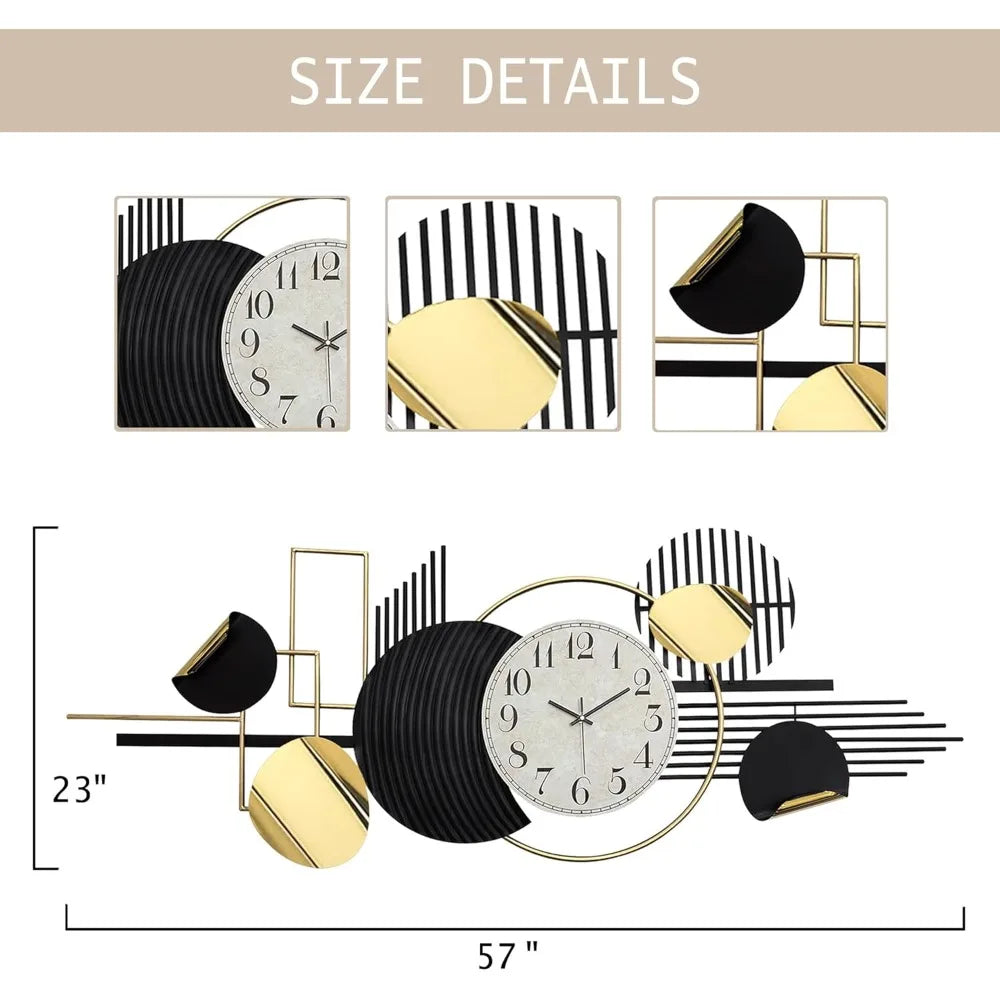 Metal Wall Art, Black and White Decor