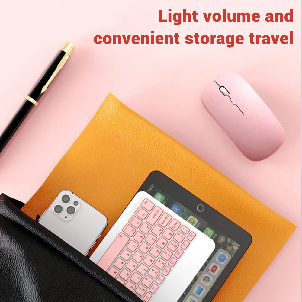 Bluetooth Keyboard and Mouse For iPad Xiaomi Samsung
