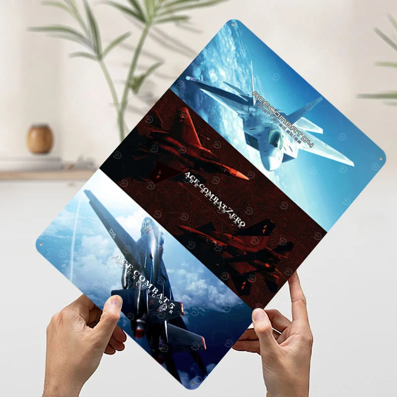 Ace Combat Metal Poster Tin Signs