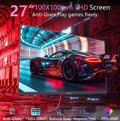 27-inch Computer Monitor IPS Panel PC Monitors FHD 1080p 75Hz LED Display Home Office Desktop Screen, HDMI, VGA, Flicker