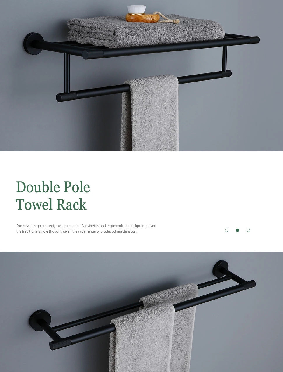 Black Bathroom Accessories Brass Knurled Kit Paper Holder Towel Rack Shelf Single Towel Holder Toilet Brush Holder Hook