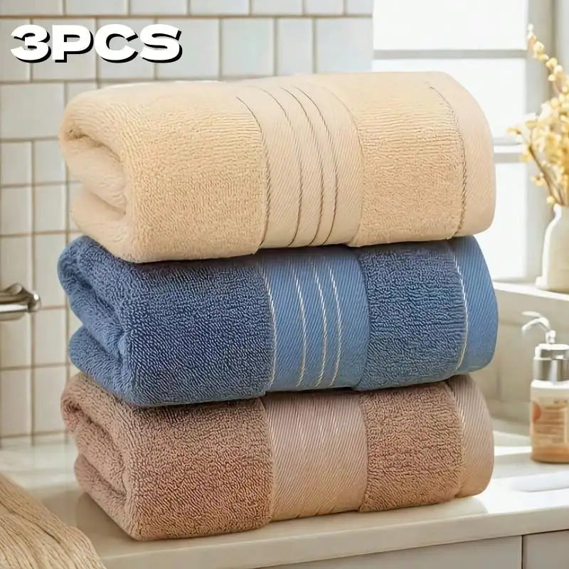 100% Ultra-Soft Large Towel, Pure Cotton