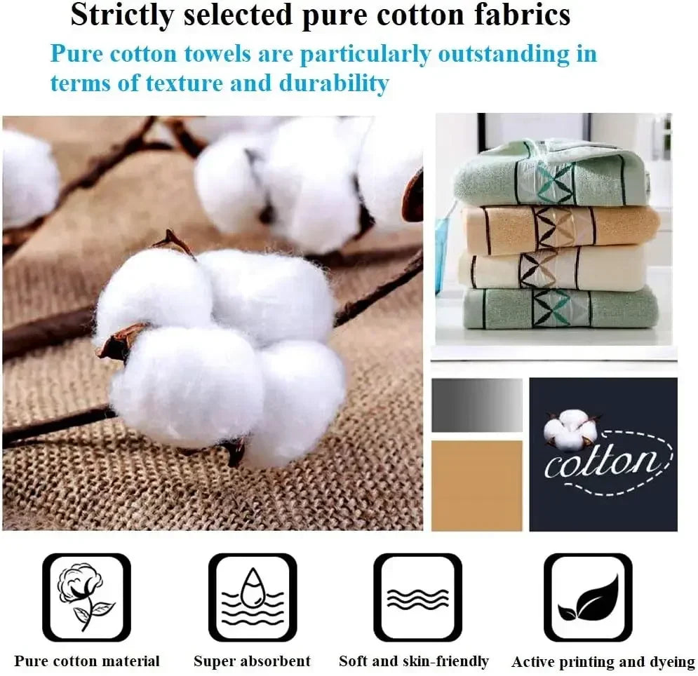 4 packs pure cotton hand towel, 100% cotton face towel