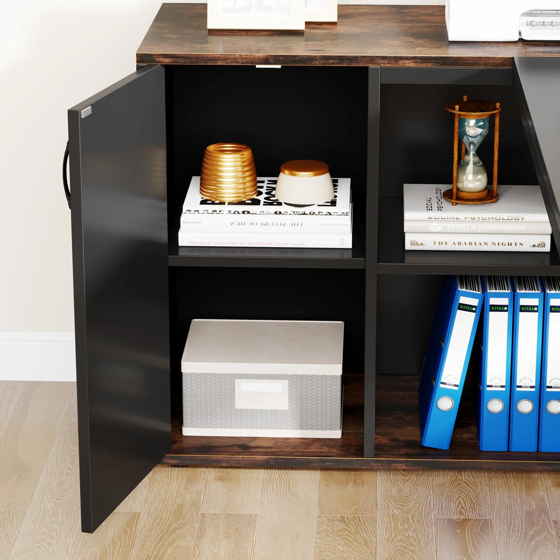 Tribesigns 71 inch Executive Desk, L Shaped Desk