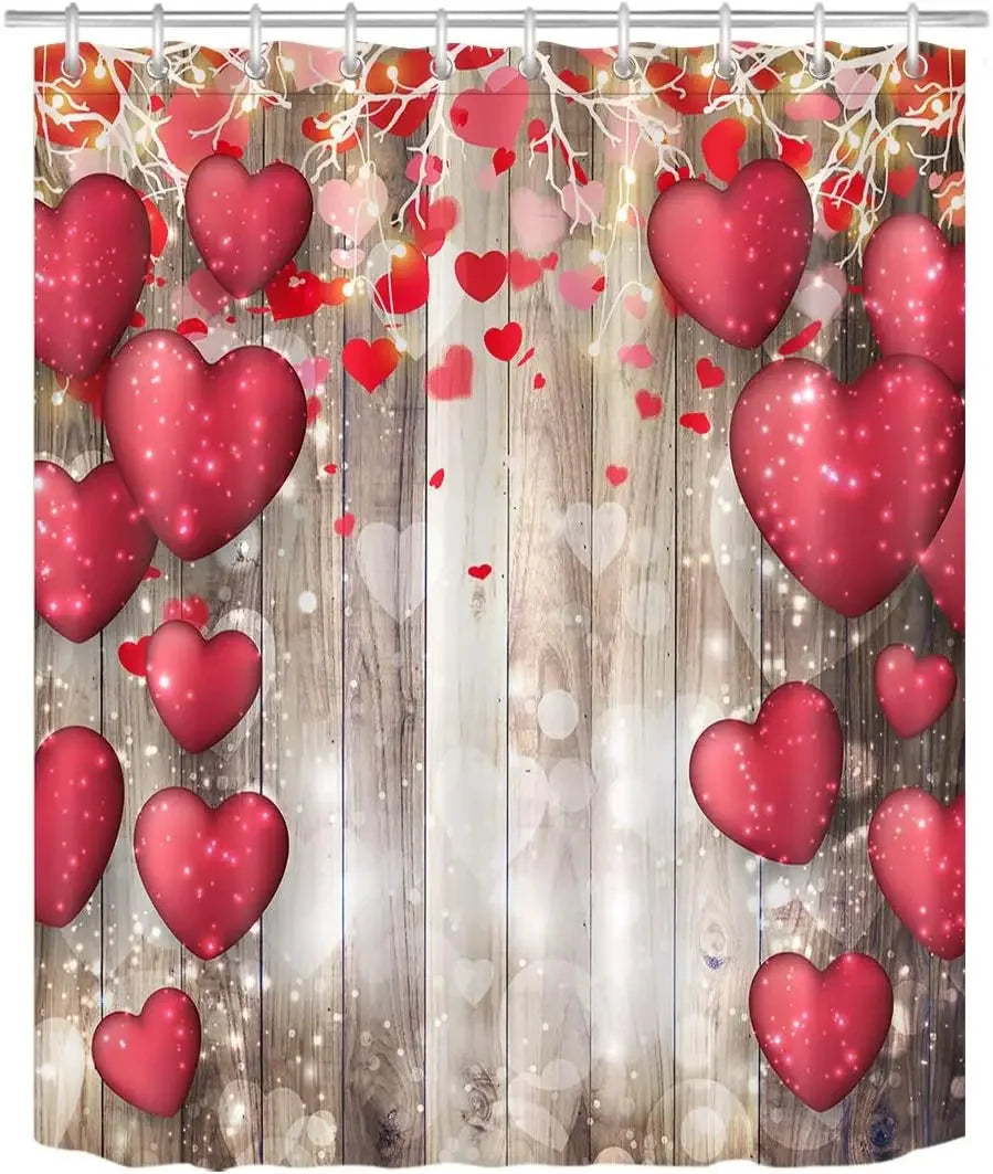 Winter Christmas Snowman Shower Curtains for Kids