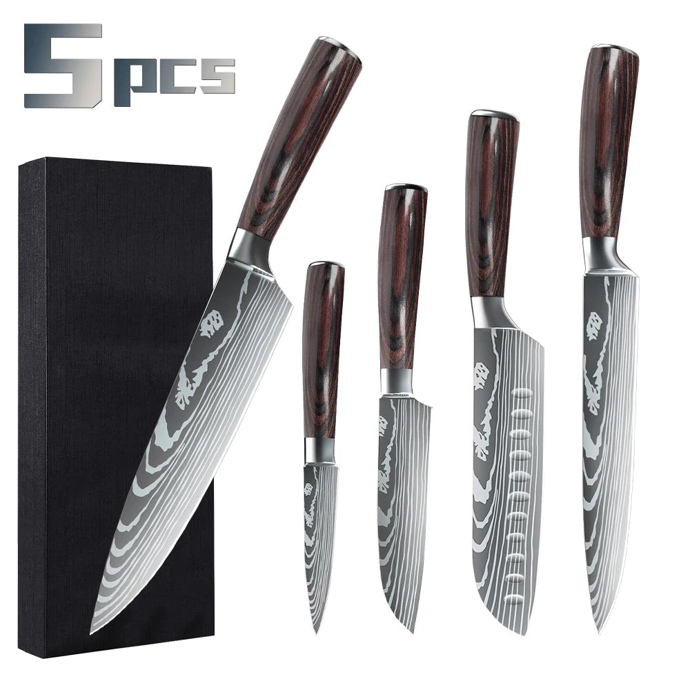 1-10PCS Chef knife