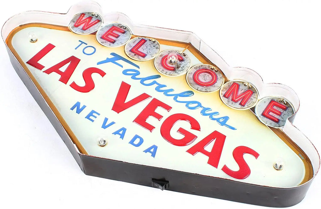 Welcome to Fabulous Las Vegas Nevada Retro Metal Neon Sign