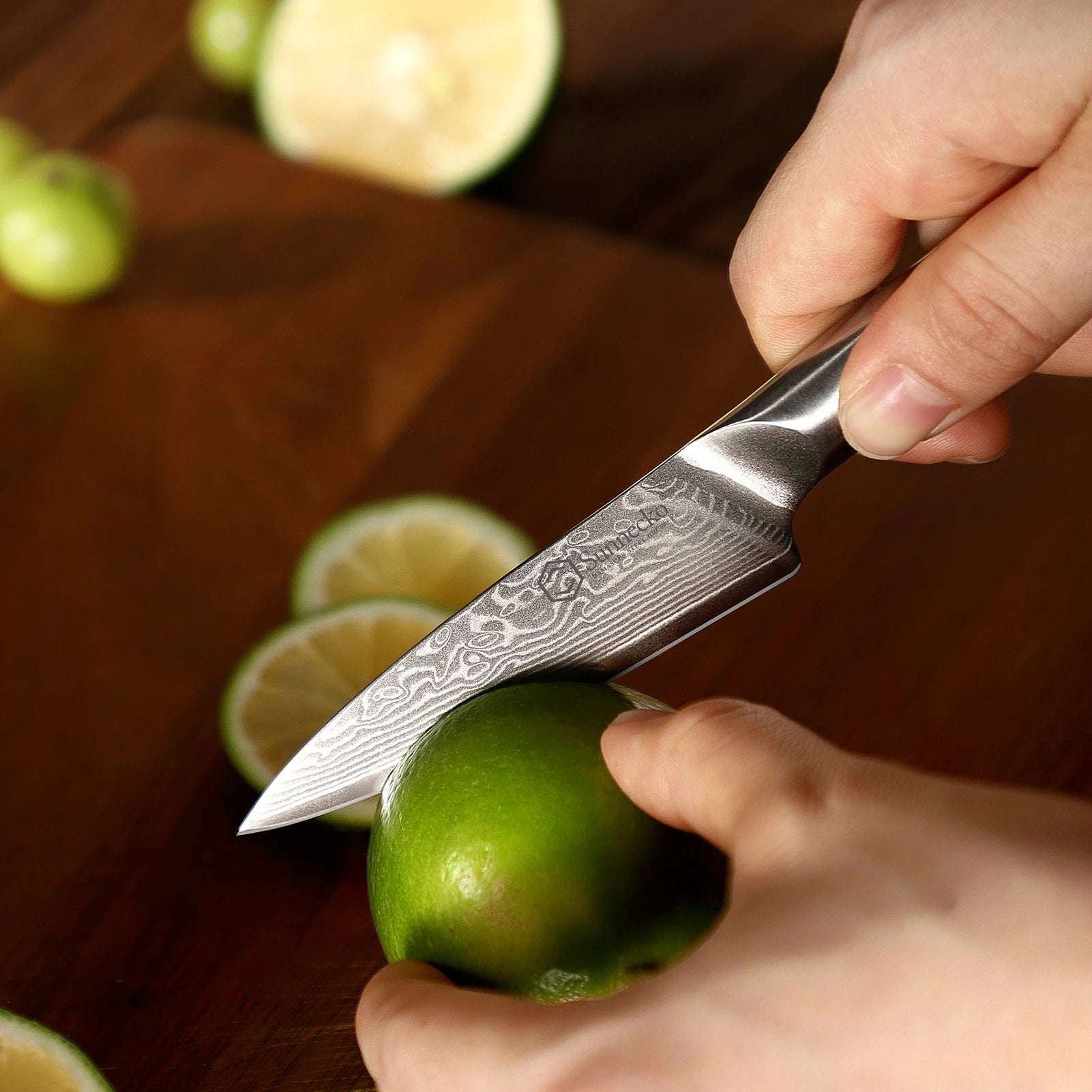 Sunnecko Damascus Knives 1-6Pcs/Set Ultra Sharp