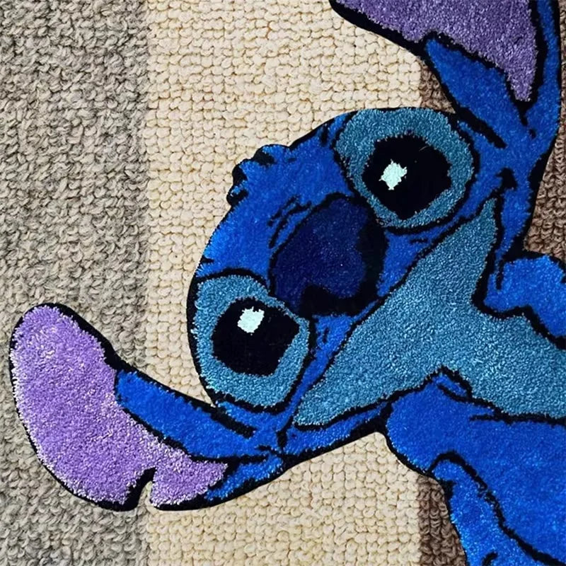 60cm New Disney Kawaii Stitch Anime Mat Carpets