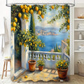 Elegant Lemon Tree Shower Curtain for Bathroom