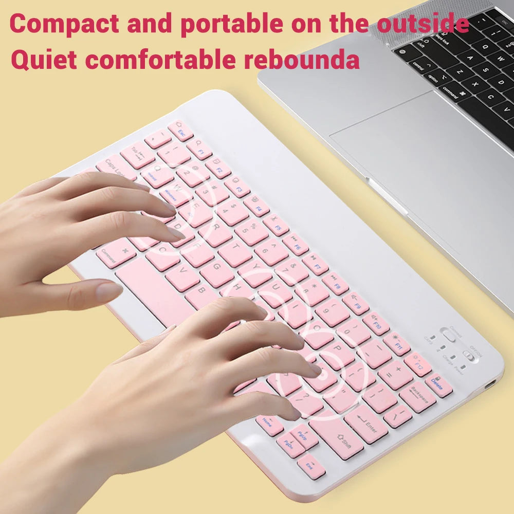Bluetooth Keyboard and Mouse For iPad Xiaomi Samsung