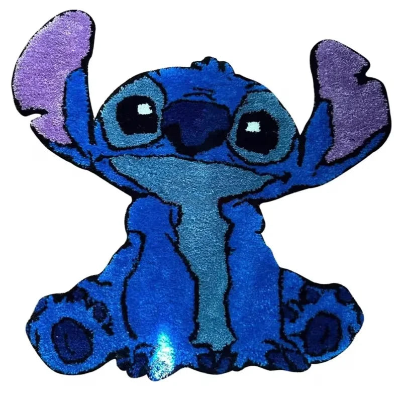 60cm New Disney Kawaii Stitch Anime Mat Carpets