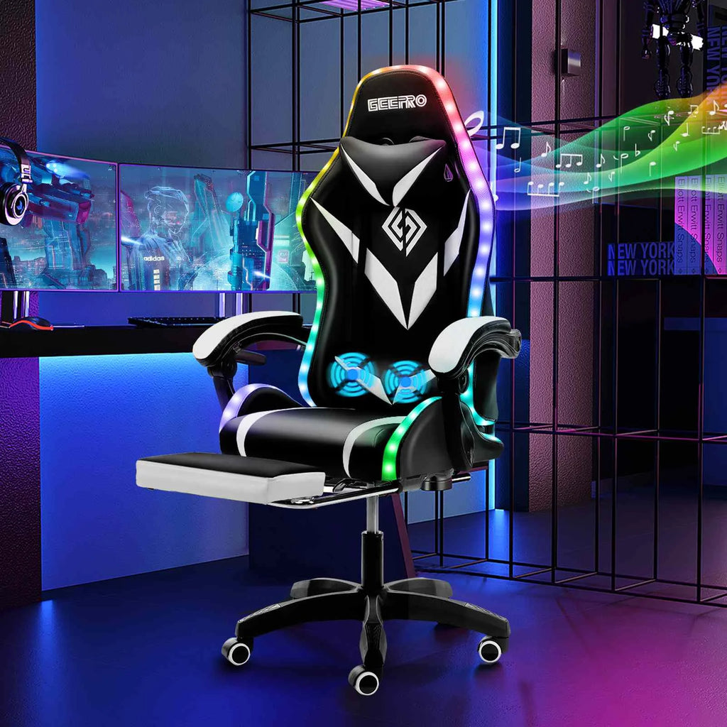 135 Degrees Gaming Chair RGB Light Office Chair
