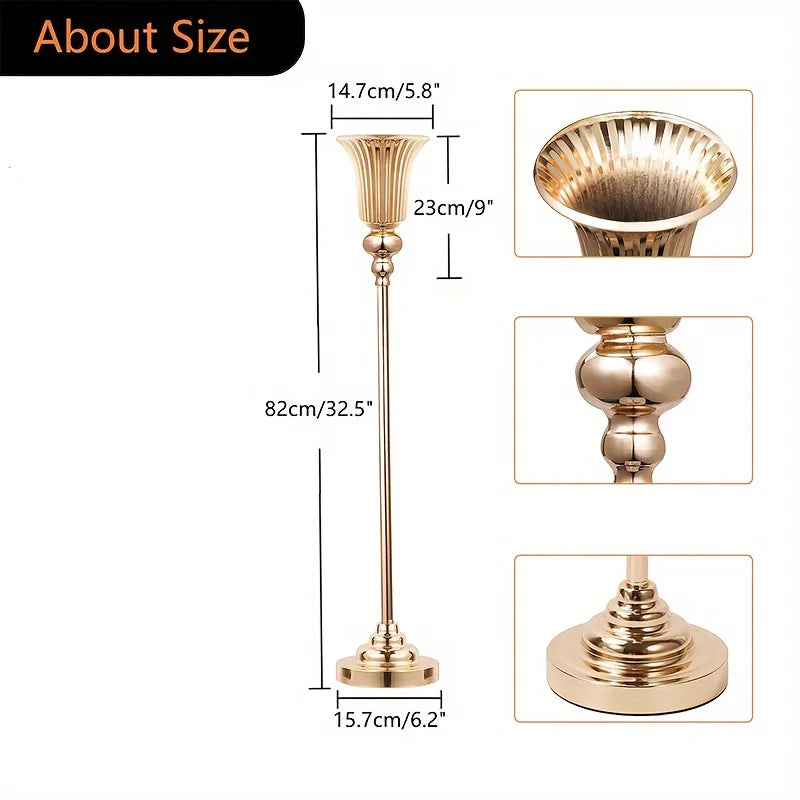 32.5 Inch Multi-Purpose Metal Vase